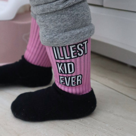 Illest kid ever Athletic socks