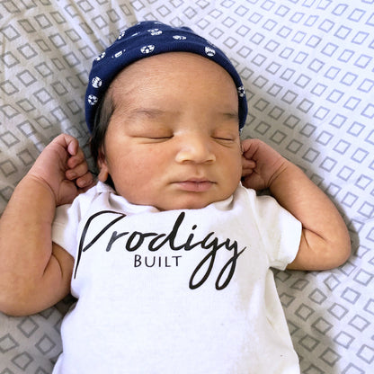 Prodigy built baby  bodysuit and gown