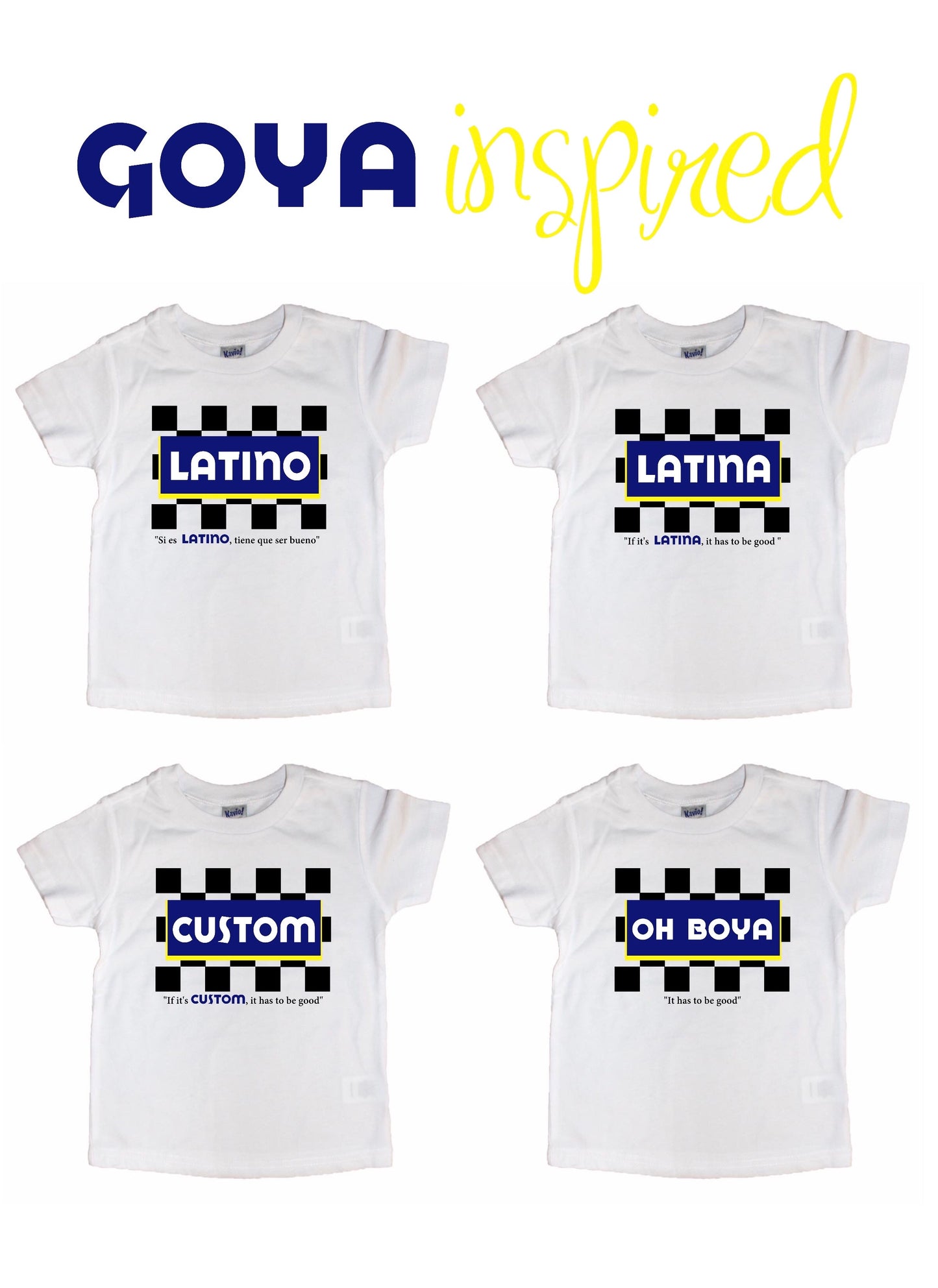 Latina, Latino ( Goya inspired)