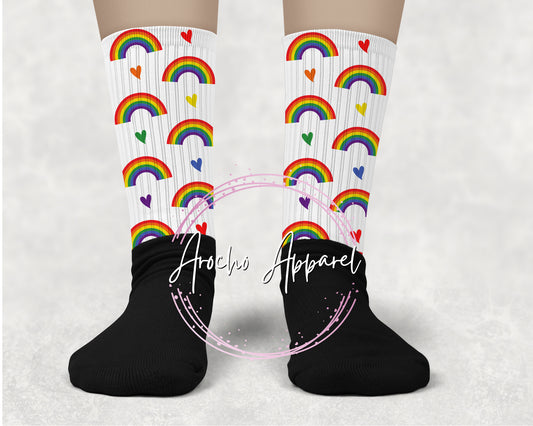Rainbow  Athletic socks